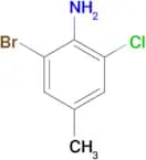 2-Bromo-6-chloro-4-methylaniline