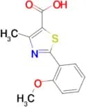 4-Methyl-2-(2-methoxyphenyl)thiazole-5-carboxylic acid