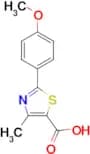4-Methyl-2-(4-methoxyphenyl)thiazole-5-carboxylic acid