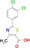 4-Methyl-2-(3,4-dichlorophenyl)thiazole-5-carboxylic acid