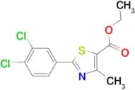 Ethyl 4-Methyl-2-(3,4-dichlorophenyl)thiazole-5-carboxylate