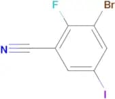 3-Bromo-2-fluoro-5-iodobenzonitrile