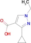3-Cyclopropyl-1-ethyl-1H-pyrazole-4-carboxylic acid