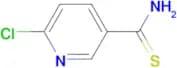 2-Chloropyridine-5-carbothioic acid amide