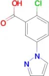 2-Chloro-5-(1H-pyrazol-1-yl)benzoic acid