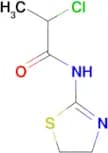 2-Chloro-N-(4,5-dihydro-1,3-thiazol-2-yl)propanamide