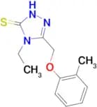 4-Ethyl-5-[(2-methylphenoxy)methyl]-4H-1,2,4-triazole-3-thiol