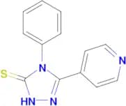 4-Phenyl-5-pyridin-4-yl-4H-[1,2,4]triazole-3-thiol