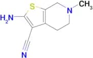 2-amino-6-methyl-4,5,6,7-tetrahydrothieno[2,3-c]pyridine-3-carbonitrile