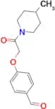 4-[2-(4-Methyl-1-piperidinyl)-2-oxoethoxy]benzaldehyde