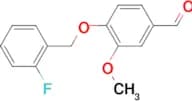4-[(2-Fluorobenzyl)oxy]-3-methoxybenzaldehyde