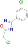 5-Chloromethyl-3-(3-chloro-phenyl)-[1,2,4]oxadiazole