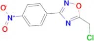 5-Chloromethyl-3-(4-nitro-phenyl)-[1,2,4]oxadiazole
