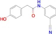 N-(3-Cyano-phenyl)-2-(4-hydroxy-phenyl)-acetamide