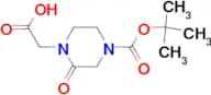 4-N-Boc-2-oxo-piperazine-1-acetic acid