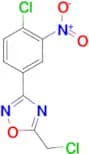 5-Chloromethyl-3-(4-chloro-3-nitro-phenyl)-[1,2,4]oxadiazole