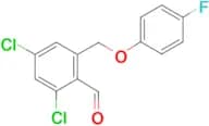 2,4-Dichloro-6-(4-fluoro-phenoxymethyl)-benzaldehyde