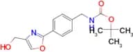 [4-(4-Hydroxymethyl-oxazol-2-yl)-benzyl]-carbamic acid tert-butyl ester