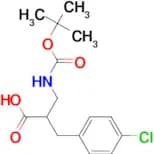 2-N-Boc-2-Aminomethyl-3-(4-chloro-phenyl)-propionic acid