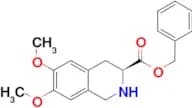 (S)-1,2,3,4-Tetrahydro-6,7-dimethoxyisoquinoline-3-carboxylic acid benzyl ester