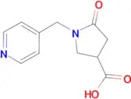 5-Oxo-1-(4-pyridinylmethyl)-3-pyrrolidinecarboxylic acid