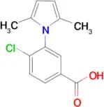 4-Chloro-3-(2,5-dimethyl-1H-pyrrol-1-yl)benzoic acid