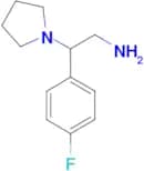 2-(4-Fluoro-phenyl)-2-pyrrolidin-1-yl-ethylamine