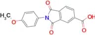 2-(4-Methoxy-phenyl)-1,3-dioxo-2,3-dihydro-1H-isoindole-5-carboxylic acid