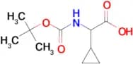 2-(tert-Butoxycarbonylamino)2-cyclopropaneacetic acid