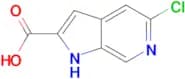 5-Chloro-1H-pyrrolo[2,3-c]pyridine-2-carboxylic acid