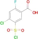 4-Chloro-5-(chlorosulfonyl)-2-fluorobenzoic acid