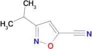 3-Isopropylisoxazole-5-carbonitrile