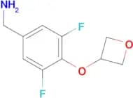 [3,5-Difluoro-4-(oxetan-3-yloxy)phenyl]methanamine