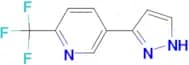 5-(1H-Pyrazol-5-yl)-2-(trifluoromethyl)pyridine