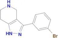 3-(3-Bromophenyl)-4,5,6,7-tetrahydro-2H-pyrazolo[4,3-c]pyridine