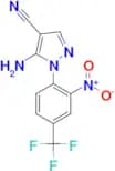 5-Amino-1-[2-nitro-4-(trifluoromethyl)phenyl]-1H-pyrazole-4-carbonitrile