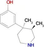 (3R,4R)-3,4-Dimethyl-4-(3-hydroxyphenyl)piperidine