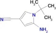 5-Amino-1-(tert-butyl)-1H-pyrrole-3-carbonitrile