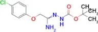 N’-[1-Amino-2-(4-chlorophenoxy)ethylidene]hydrazinecarboxylic acid tert-butyl ester