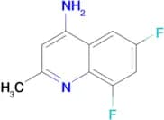 4-Amino-6,8-difluoro-2-methylquinoline
