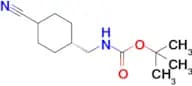 trans-4-N-Boc-Aminomethyl-cyclohexanecarbonitrile