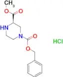 (R)-4-Cbz-Piperazine-2-carboxylic acid methylester hydrochloride