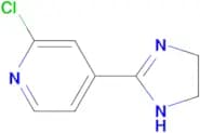 2-Chloro-4-(4,5-dihydro-1H-imidazol-2-yl)pyridine