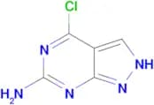 4-Chloro-1H-pyrazolo[3,4-d]pyrimidin-6-ylamine