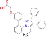 [2'-(5-ethyl-3,4-diphenyl-pyrazol-1-yl)-biphenyl-3-yloxy]acetic acid
