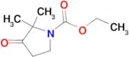 2,2-Dimethyl-3-oxo-pyrrolidine-1-carboxylic acid ethyl ester