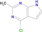 4-Chloro-2-methyl-7H-pyrrolo[2,3-D]pyrimidine