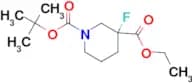 1-tert-Butyl 3-ethyl 3-fluoropiperidine-1,3-dicarboxylate