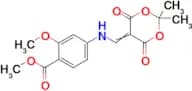 Methyl 4-(((2,2-dimethyl-4,6-dioxo-1,3-dioxan-5-ylidene)methyl)amino)-2-methoxybenzoate