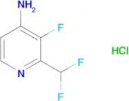 2-(Difluoromethyl)-3-fluoropyridin-4-amine hydrochloride
